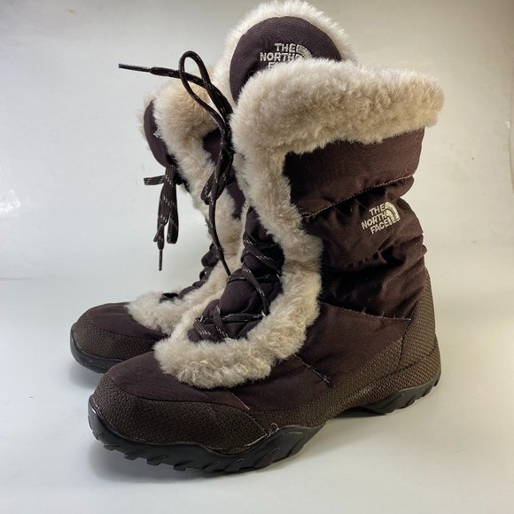 north face fur lined boots